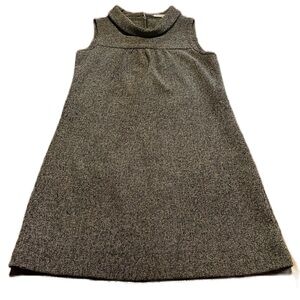 Collective Clothing Brown Sleeveless Dress Small Women's EUC A-Line Knee Length